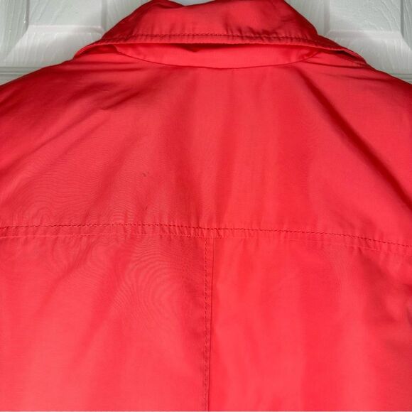 Banana Republic Women's Vibrant Cropped Utility Jacket in Fire Coral - Size XS - Picture 7 of 8
